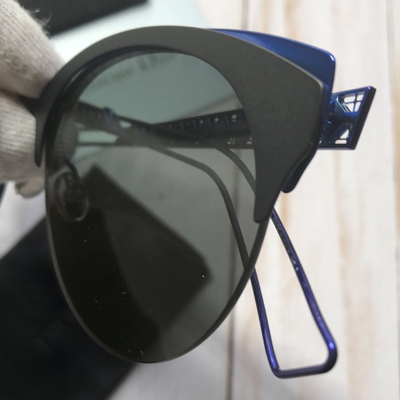 DIOR Diorama Club Gray Oval Men’s Sunglasses - Picture 1 of 6